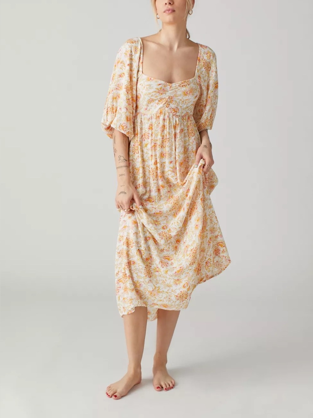 Women’s Billabong Swept Away Floral Maxi Dress Size S